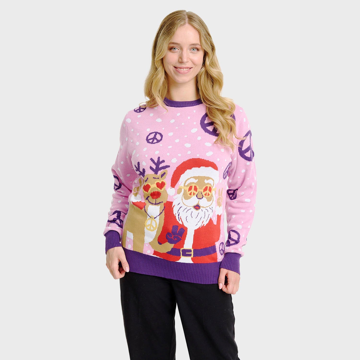 Hippie Christmas Sweater โ Women